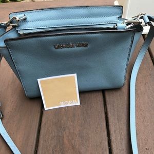 Baby Blue Michael Kors Crossbody Bag